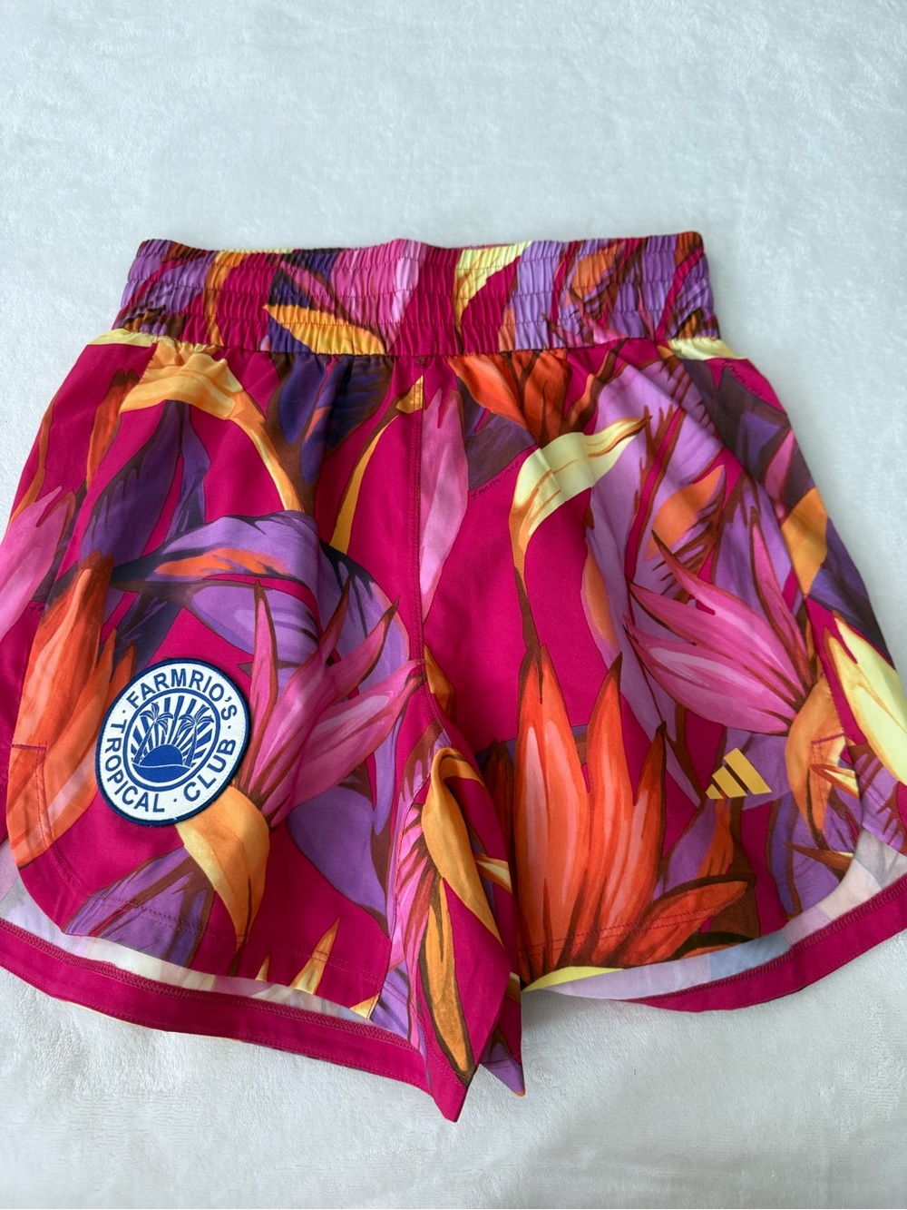 Farm Rio X Adidas Pacer Shorts Size XS D97